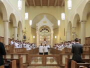 These seminarians released an album, “Requiem,” on May 12, singing a traditional Latin funeral Mass.