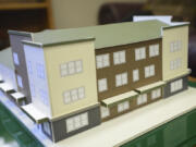 A model of the future family resource center at Open House Ministries’ campus.