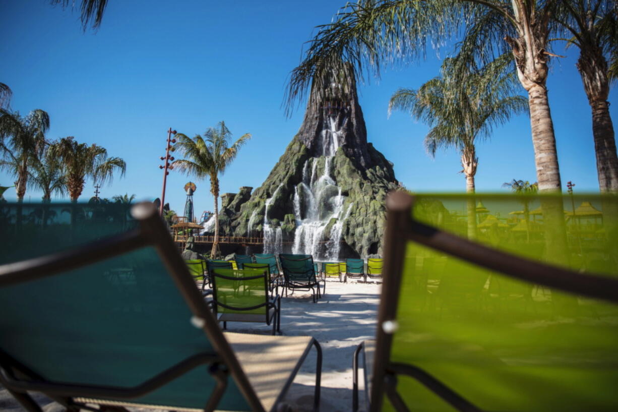 The Volcano Bay water park opened Thursday at Universal Orlando in Orlando, Fla. Willie J.