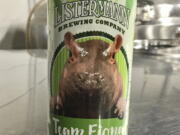 A can for Listermann Brewing Company’s Team Fiona beer, featuring an image of the Nile hippopotamus named Fiona born prematurely Jan. 24 at the zoo in Cincinnati. Zoo officials say the Cincinnati microbrewery’s New England-style India pale ale will be introduced June 10 with 25 percent of proceeds from sales at seven Cincinnati-area stores earmarked for the zoo’s #TeamFiona fundraising campaign.