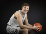 Union's Cameron Cranston is the all-region boys basketball player of the year, as seen at The Columbian on Monday afternoon, March 13, 2017.