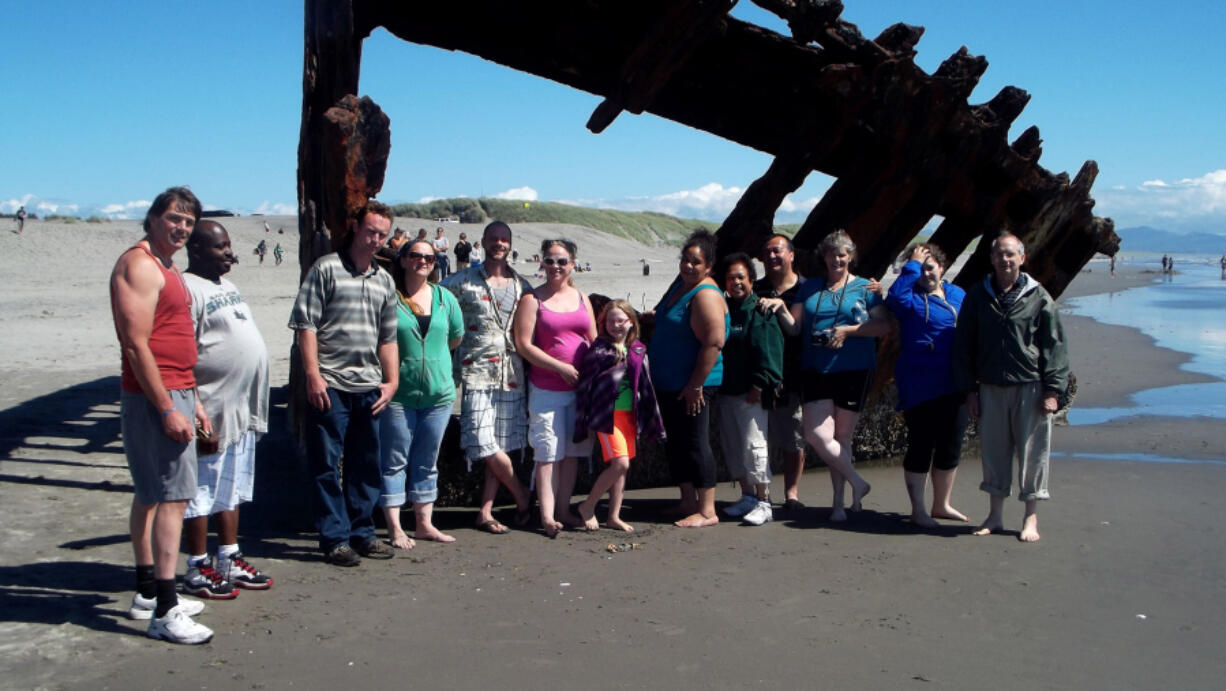 Fruit Valley: Members of Friends of the Carpenters’ Community Awareness Reaching Empowerment Committee on a beach trip to Seaside, Ore. The committee received a $2,000 scholarship from the Catholic Campaign for Human Development.