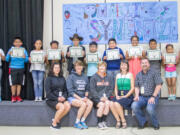 Woodland: Thirteen students in Woodland Intermediate School's English Language Learners class tested out of the program after taking the English Language Proficiency Assessment exam, and were honored during a school assembly.