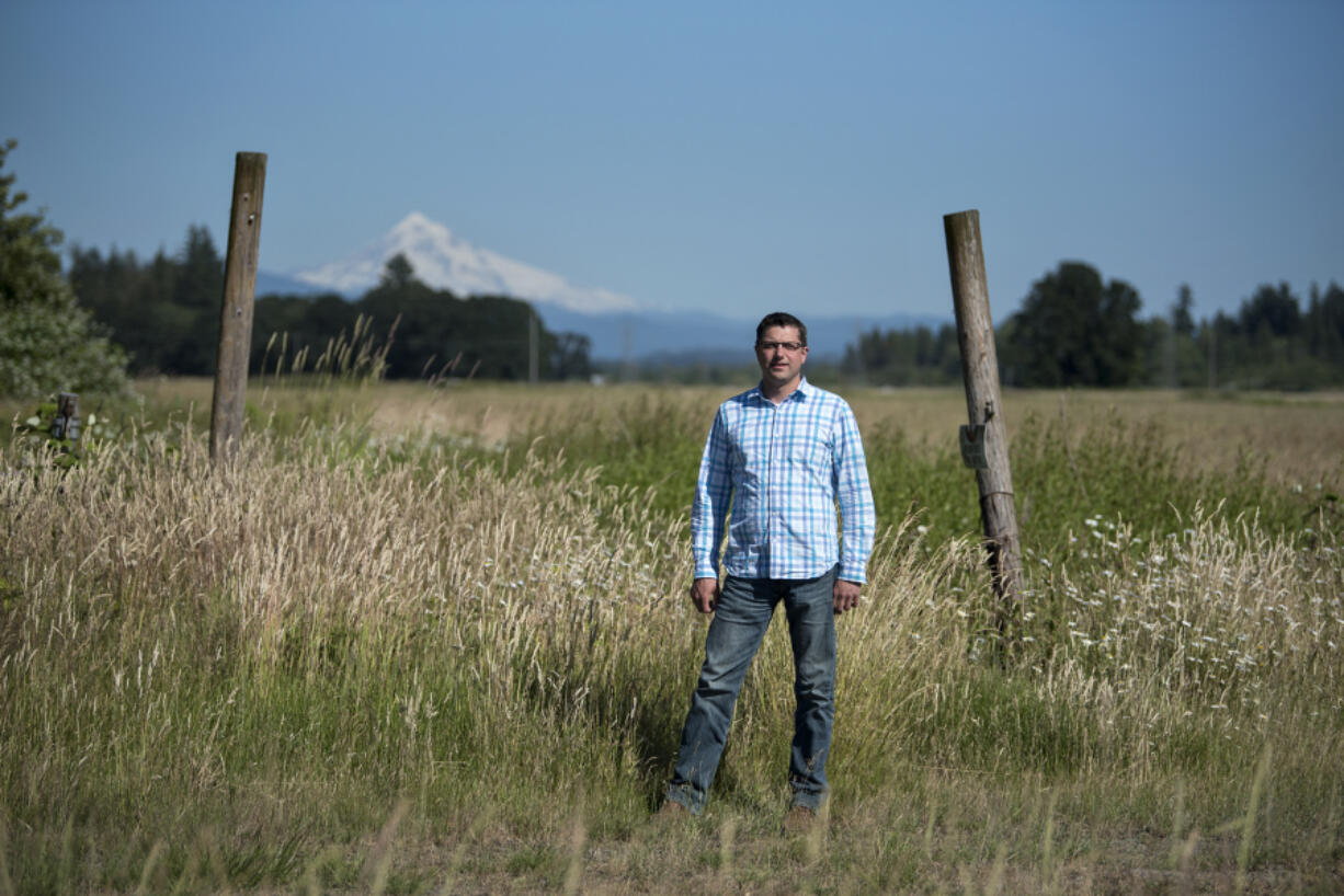 Cornell Rotschy, co-owner of Rotschy Inc., is helping lead restoration at Terrace Mitigation Bank in east Vancouver. The site will generate credits that can be sold to developers whose projects impact wetlands.