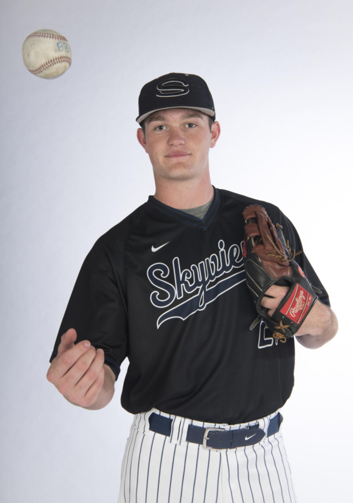 All-region baseball and multi-sport athlete of the year, Brody Barnum of Skyview High School is pictured at The Columbian, Tuesday June 7, 2017.