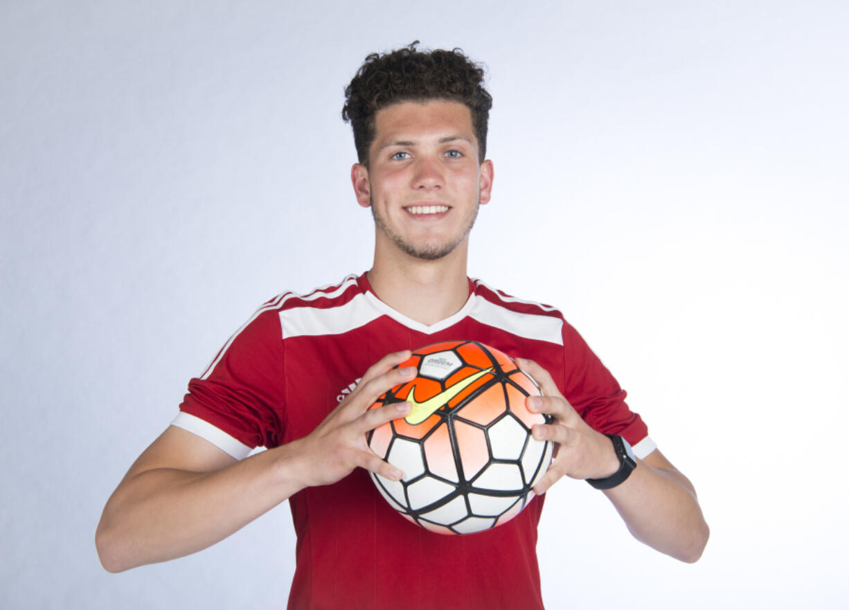 All-Region boys soccer player Danny Wing of Camas High School is pictured at The Columbian, Monday June 5, 2017.