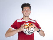 All-Region boys soccer player Danny Wing of Camas High School is pictured at The Columbian, Monday June 5, 2017.