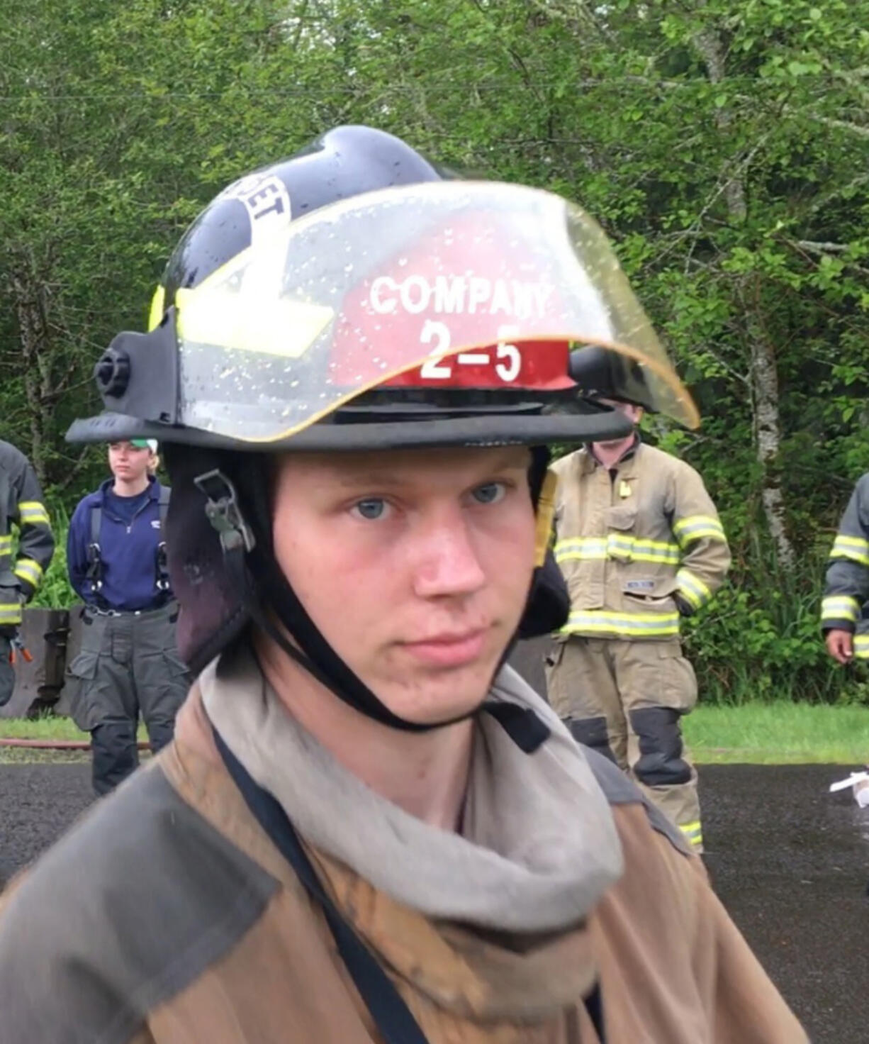 Hazel Dell: Skyview High School senior Nathan Holmgren, 18, was named Fire Cadet Distinguished Graduate, essentially valedictorian, from the Fire Cadet Program as part of the Cascadia Tech Academy in Vancouver.