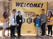 Clark County: The six Vancouver Public Schools students who earned trips to the National Championships of the Elementary and Middle School History Bee in Atlanta, Ga., earlier this month, from left: Shaylin Murphy of Eisenhower Elementary School, Matthew McRae of Felida Elementary School, Josh Wuethrich of Eisenhower, Tim Puruckherr of Felida, Andrew Douglas of Jason Lee Middle School and Allison Underland of Gaiser Middle School.