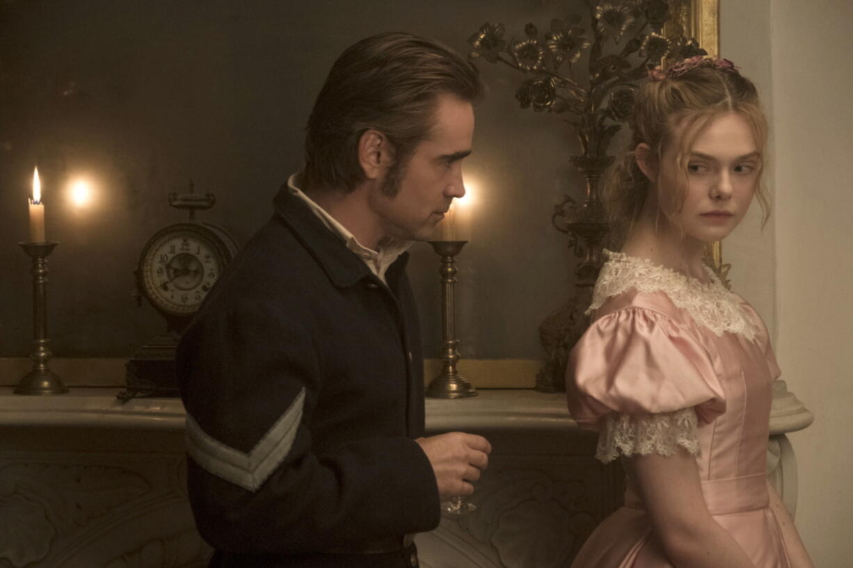 Colin Farrell and Elle Fanning appear in a scene from “The Beguiled.” Ben Rothstein/Focus Features