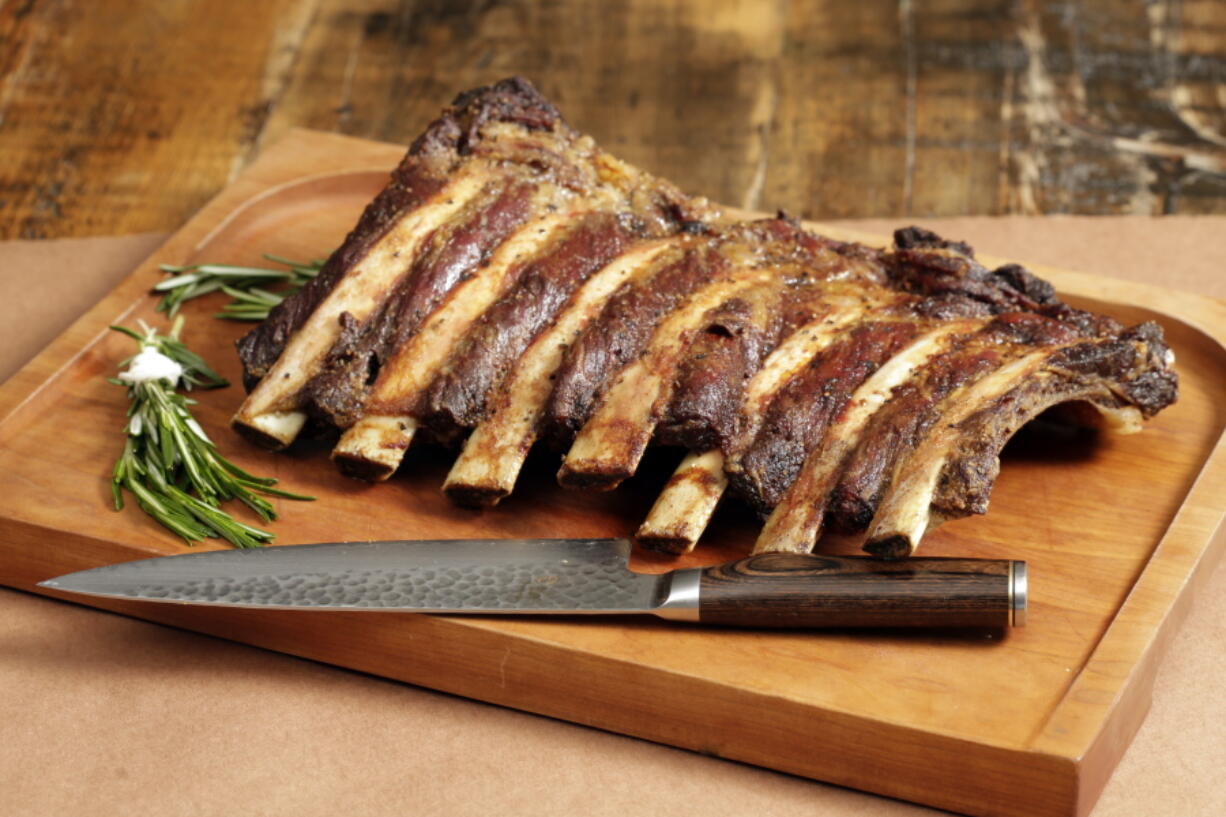 Beef Rib “Brontosaurus Bones” (AP Photo/Richard Drew)