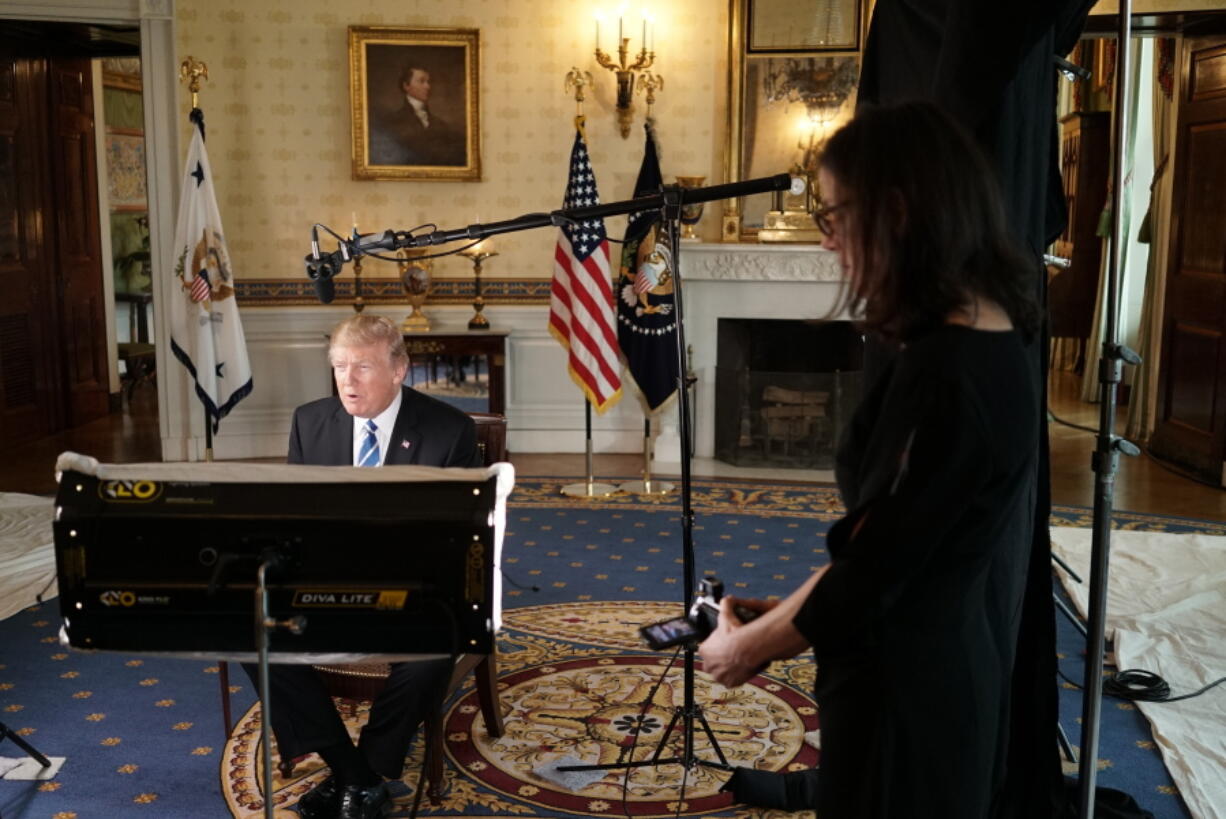 President Donald Trump appears in “The Words That Built America,” airing on the Fourth of July on HBO.