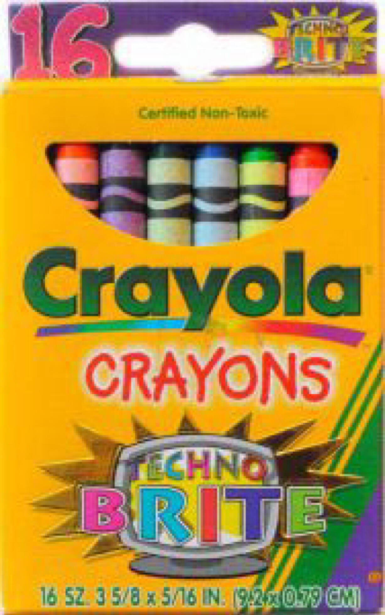 For a brief, glorious period of the late 1990s, Crayola’s yellow crayon had an alter ego: “world wide web yellow.” Purple was “www.purple” and screamin’ green was “green.com.” The 16 crayons of the “Techno-Brite” lasted for just a couple of years.