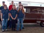 East Vancouver: Legacy High School students looking to work in science, technology, engineering and math settings visited Columbia Machine last week to learn about manufacturing, work flows and industrial safety. Back row from left: Jeffrey Culver, Dalton Coker, Christian Cramblett and Tristen Conn, and front row, from left: Genevieve Gomez, Emily Lovato and Makenna Every.