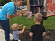 Ridgefield: The new Free Little Library in Ridgefield, where residents can drop off a book and take some home.