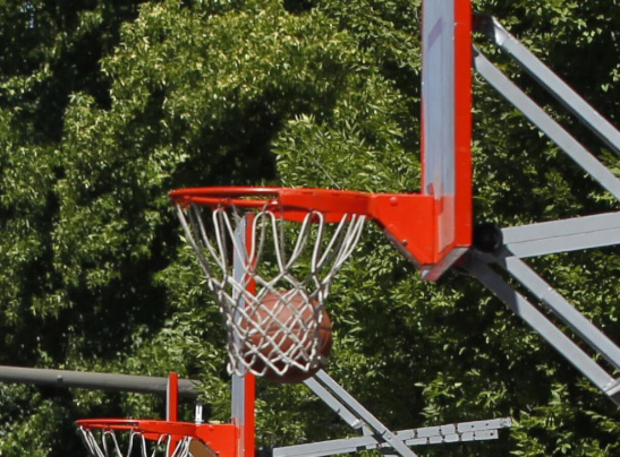 Basketball in the park.