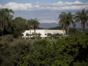 The Word of Faith Fellowship church in Sao Joaquim de Bicas, Brazil, on March 29. An Associated Press investigation has found that the church used its two branches in Latin America’s largest nation to siphon a steady flow of young laborers who came on tourist and student visas to its 35-acre compound in rural Spindale, N.C.