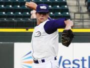 Winston-Salem Dash pitcher Ian Hamilton, a graduate of Skyview High School and product of Washington State.