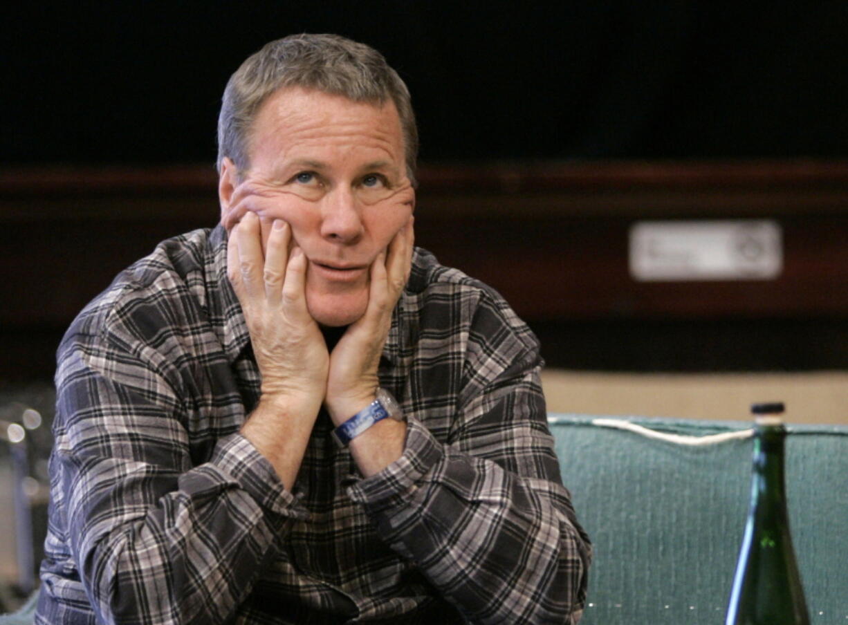 In this April 5, 2006 file photo, actor John Heard, who stars as Alex, rehearses for Steppenwolf Theatre's production of Don DeLillo's play, "Love-Lies-Bleeding," in Chicago. Heard, best known for playing the father in the “Home Alone” movie series, has died. He was 72. His death was confirmed by the Santa Clara Medical Examiner’s office in California on Saturday, July 22, 2017.