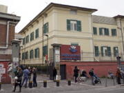 A view of the Vatican-run Bambin Gesu’ pediatric hospital, in Rome. On Thursday, July 13, 2017 Vatican prosecutors indicted the former president and ex-treasurer of the Vatican-run children’s hospital for allegedly diverting money from the hospital’s foundation to pay for renovations on a top cardinal’s apartment.