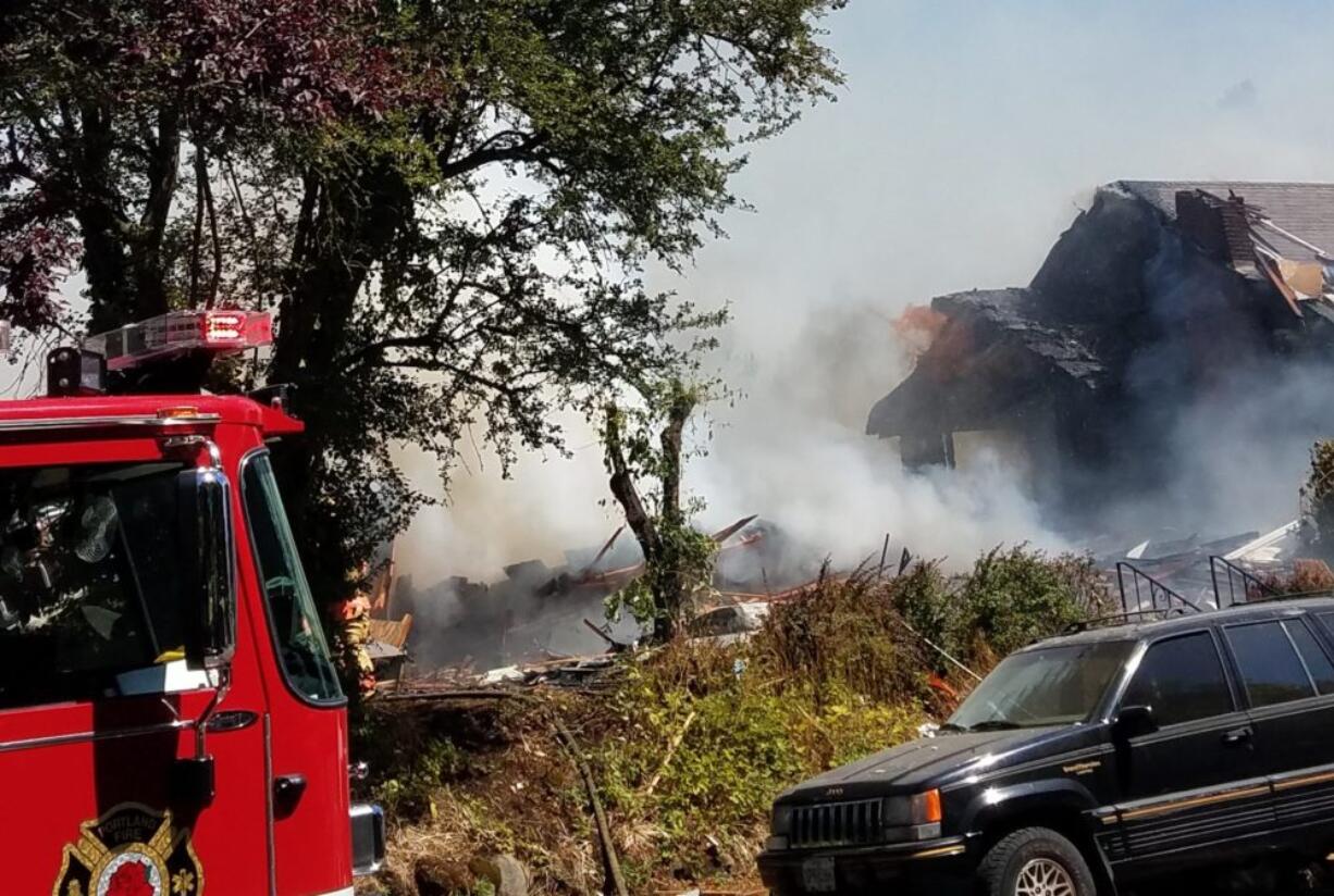 Two people were killed when a home in North Portland exploded on Monday.