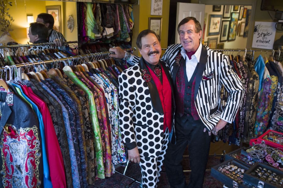 Threads that turn heads: DC couple celebrate art with their wardrobe - The  Columbian