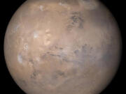 There are snowstorms at night on Mars, according to a new study that modeled temperature changes on the Red Planet.