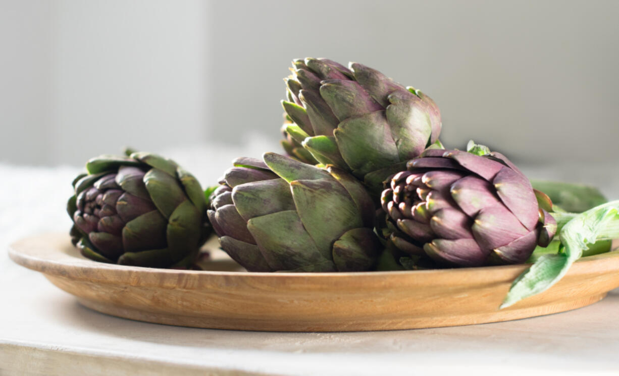 Artichokes are packed with antioxidants, vitamins and fiber.