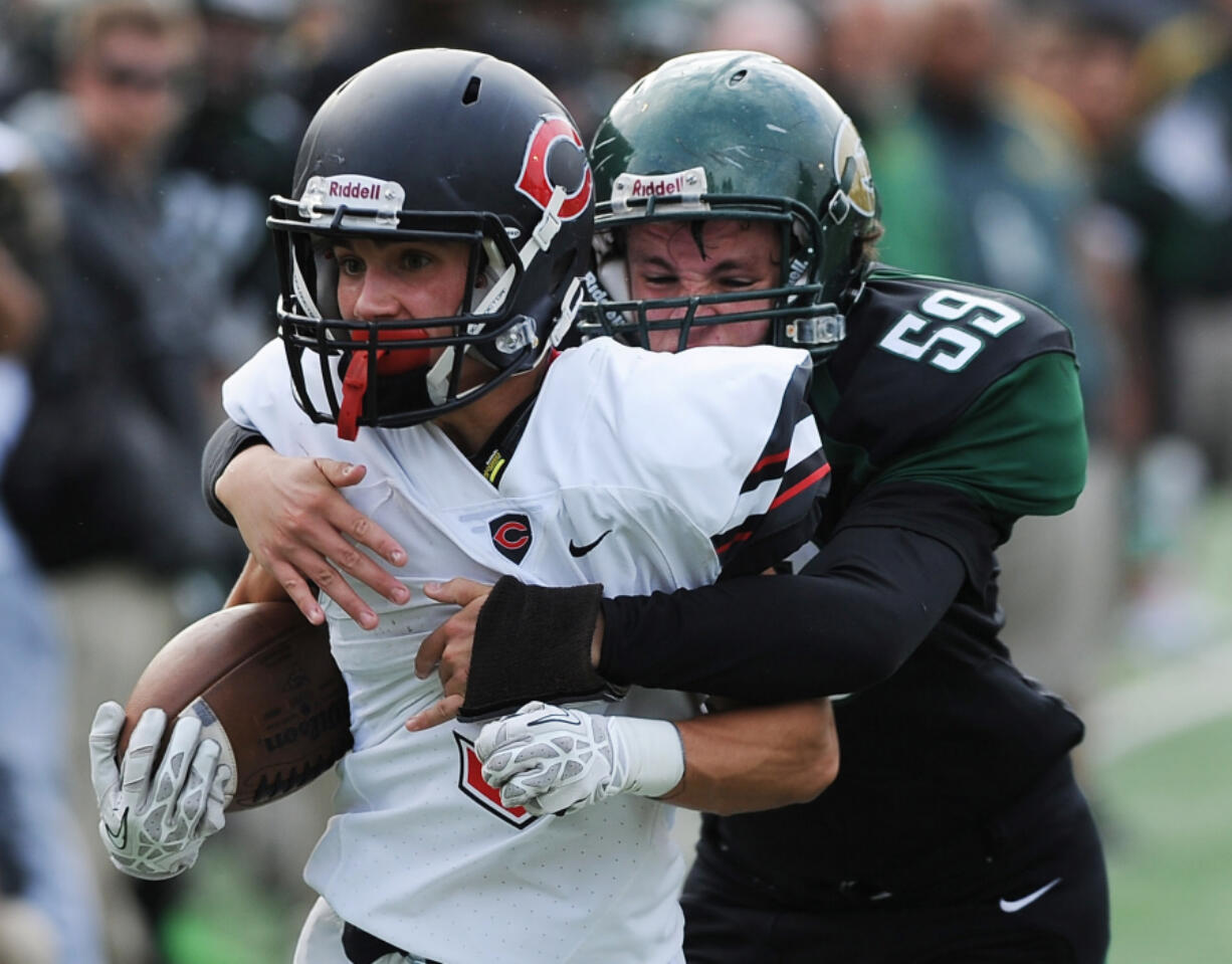 Alex Alexander (59) is among a senior class looking to build on Evergreen’s first postseason berth in eight years.