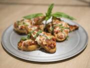 The red pepper soppressata bruschetta at Ilani Casino Resort’s I.talia.