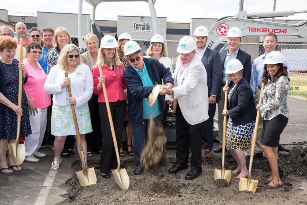 Meadow Homes: Staffers and supporters of CDM Caregiving Services attended a groundbreaking ceremony for the nonprofit’s new home, the McKibbin Center, which CDM officials hope they can move into in February.