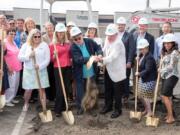 Meadow Homes: Staffers and supporters of CDM Caregiving Services attended a groundbreaking ceremony for the nonprofit’s new home, the McKibbin Center, which CDM officials hope they can move into in February.