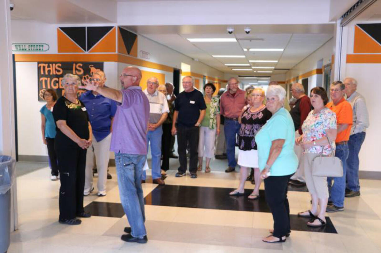 Battle Ground: Battle Ground High School’s class of 1957 visited the current high school for a luncheon and tour as part of their 60th high school reunion.