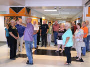 Battle Ground: Battle Ground High School’s class of 1957 visited the current high school for a luncheon and tour as part of their 60th high school reunion.