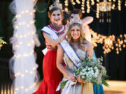 La Center: Miss Teen La Center 2016 Hallie Nelson, left, crowns Mia Crocker as Miss Teen La Center 2017 at the 15th annual Miss Teen La Center pageant on July 22.