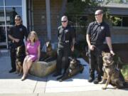 Washougal: “Forever Faithful,” a life-sized bronze sculpture of a Belgian Malinois, a common breed of police service dog, was dedicated Aug. 5 at the Washougal Police Department, and artist Susan Bahary was on hand for the celebration.