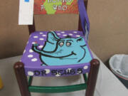 Ridgefield: The Friends of Ridgefield Community Library used chairs such as this one in their CHAIR-ITY fundraiserm which helped raise more than $5,000 for a new library.