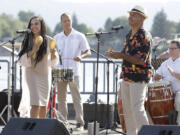 Big band Conjunto Alegre, featuring singer Arlyn Montas and bandleader Aquiles Montas, gets the ¡Viva Vancouver! Festival grooving on Saturday afternoon.