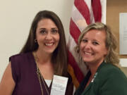 Woodland: Woodland High School government and history teacher Shari Conditt, right, attended several professional development programs, including one where she met with Congresswoman Jaime Herrera Beutler, R-Battle Ground.