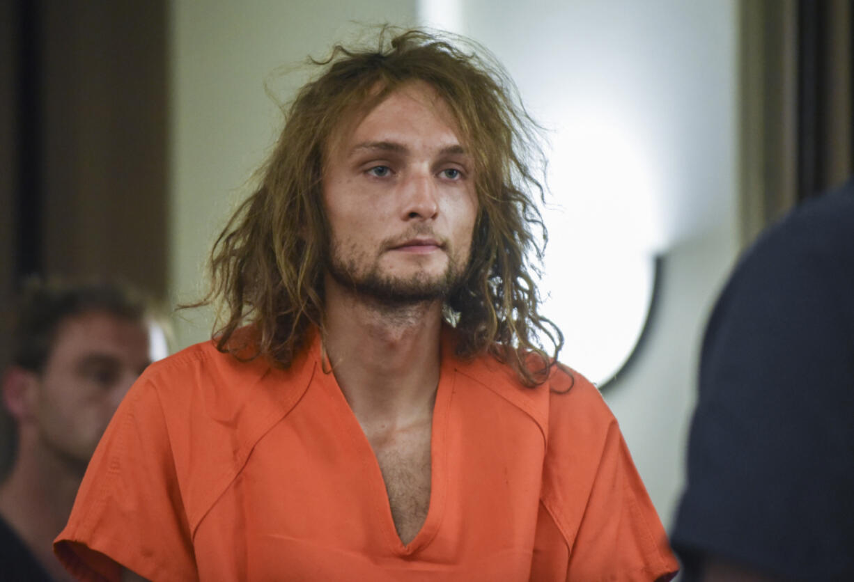 Matthew T. Turner appears Thursday in Clark County Superior Court on suspicion of first-degree assault in connection with a Wednesday shooting in Camas.