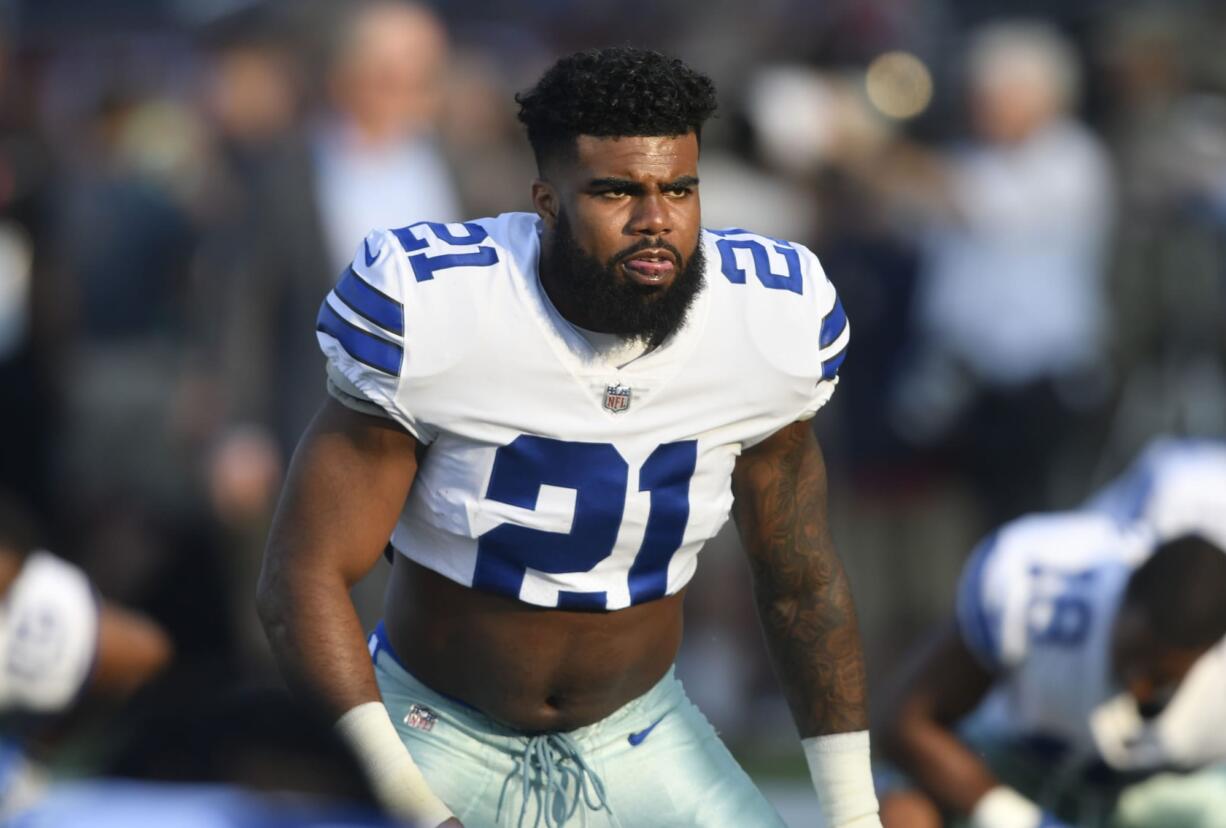 Dallas Cowboys running back Ezekiel Elliott.