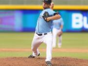 Durham Bulls pitcher Jeff Ames, a graduate of Skyview High School.