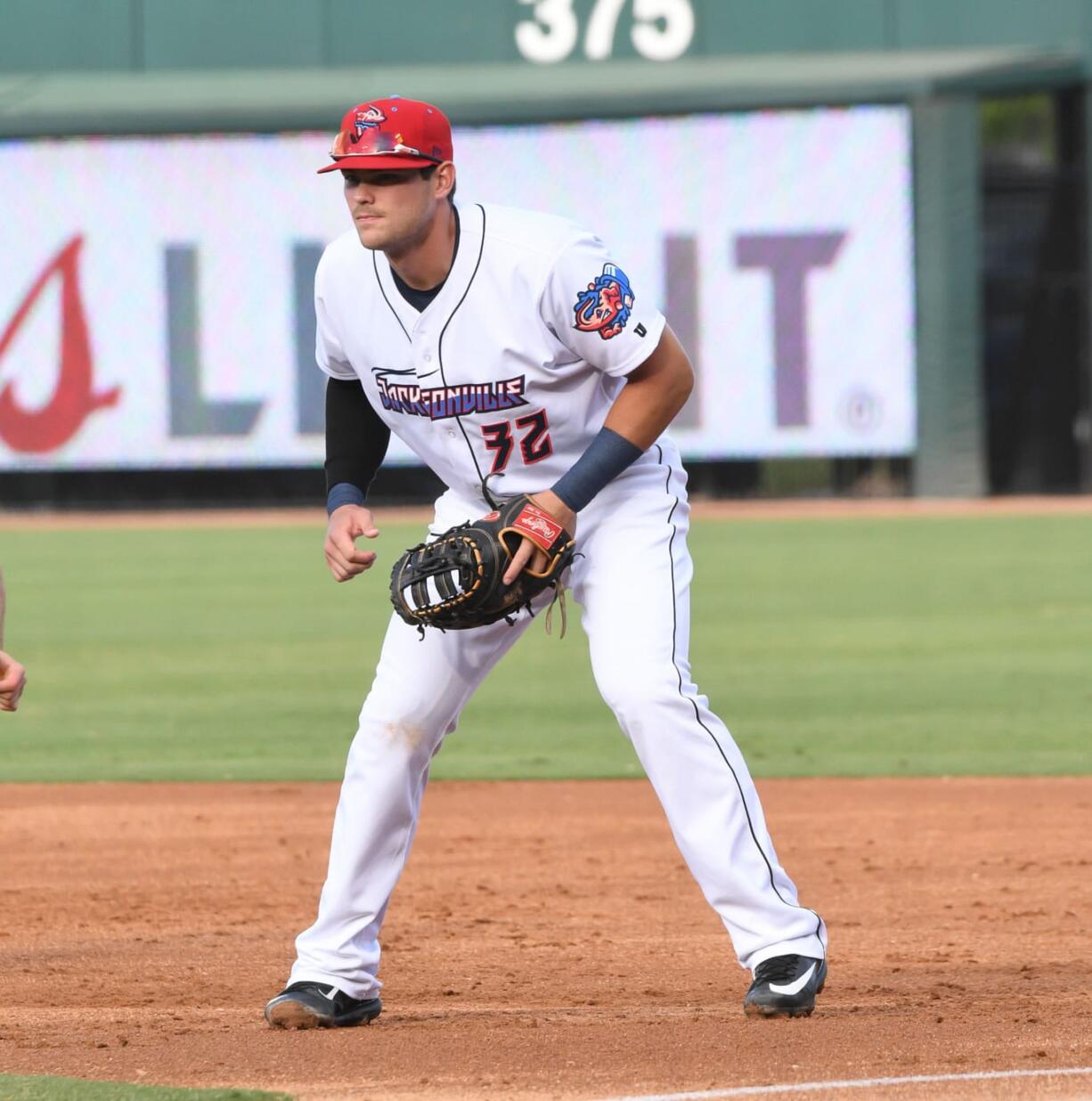 Taylor Ard, Prairie High grad playing for the Double-A Jacksonville Jumbo Shrimp, affiliated with the Miami Marlins.