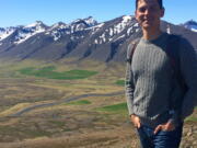 Matt Kepnes is seen on a hike in Iceland. Kepnes is a travel expert known to his fans as the blogger Nomadic Matt.