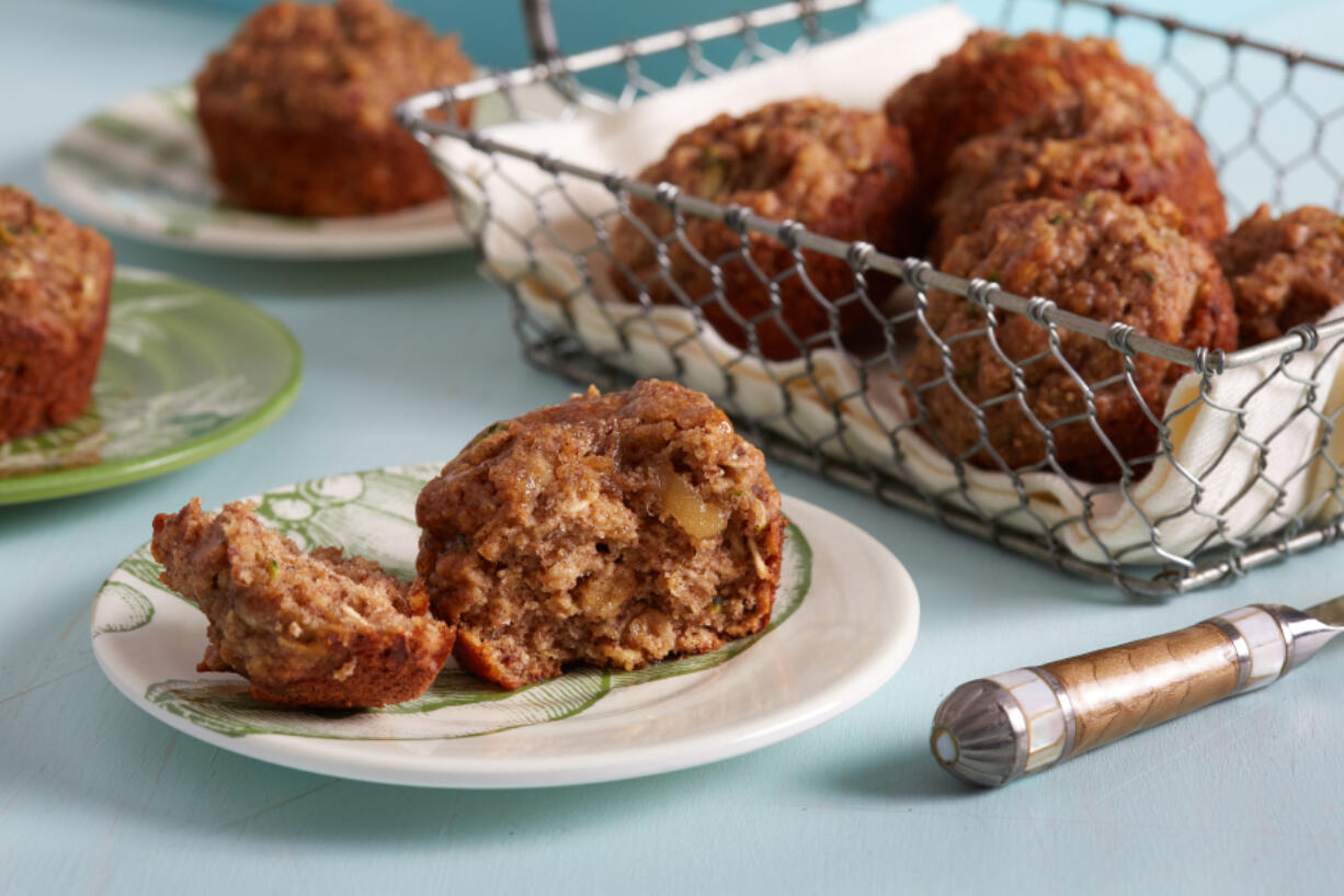 Zucchini Oat Muffins Stacy Zarin Goldberg for The Washington Post