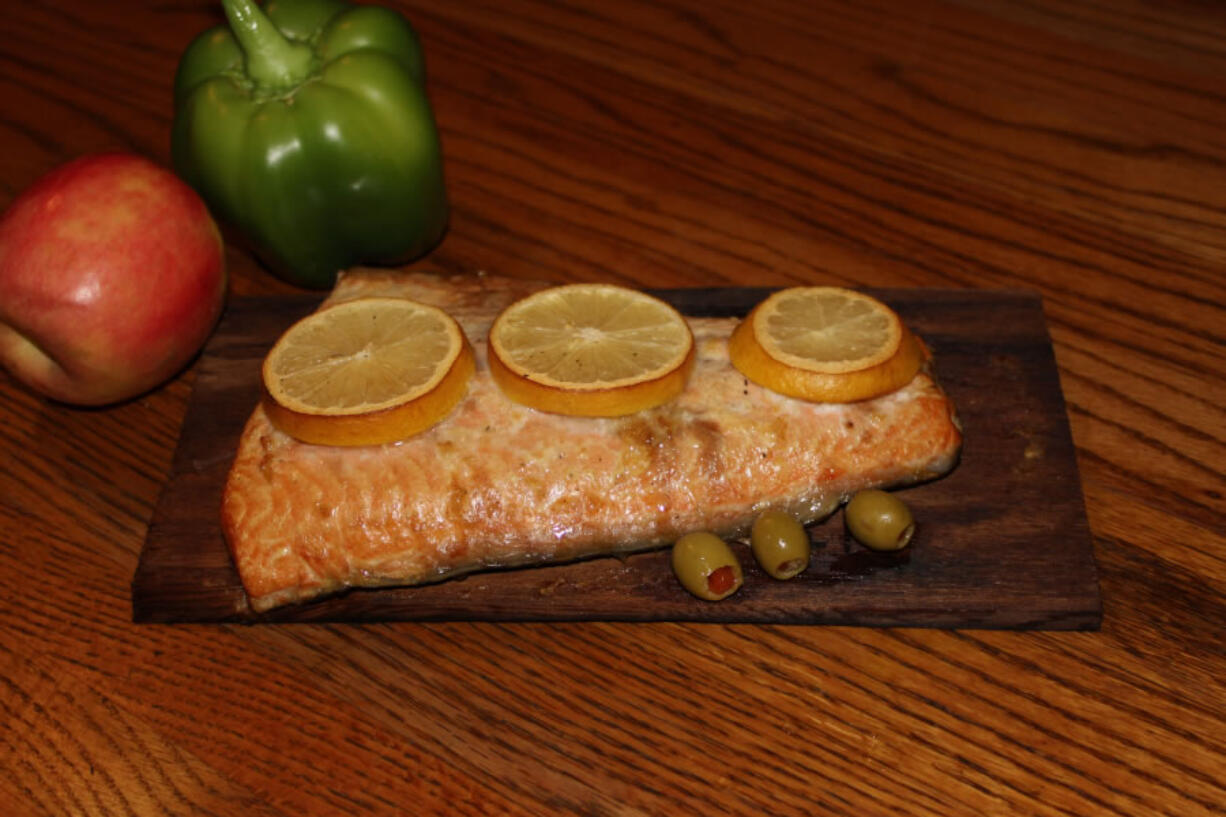 Planking was a favorite cooking method of the Northwest native Americans. The cedar plank lends the fish its aroma, and the indirect heat keeps the fish moist.