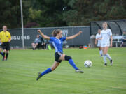 Mountain View senior midfielder Emma Cox (7) is the reigning 3A Greater St. Helens League MVP. She has decided this will be her final year of competitive soccer.