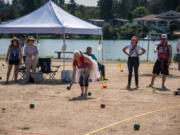 Woodland: Friends of the Woodland Library hosted a bocce ball tournament to raise money for the Woodland Community Library Building Fund.