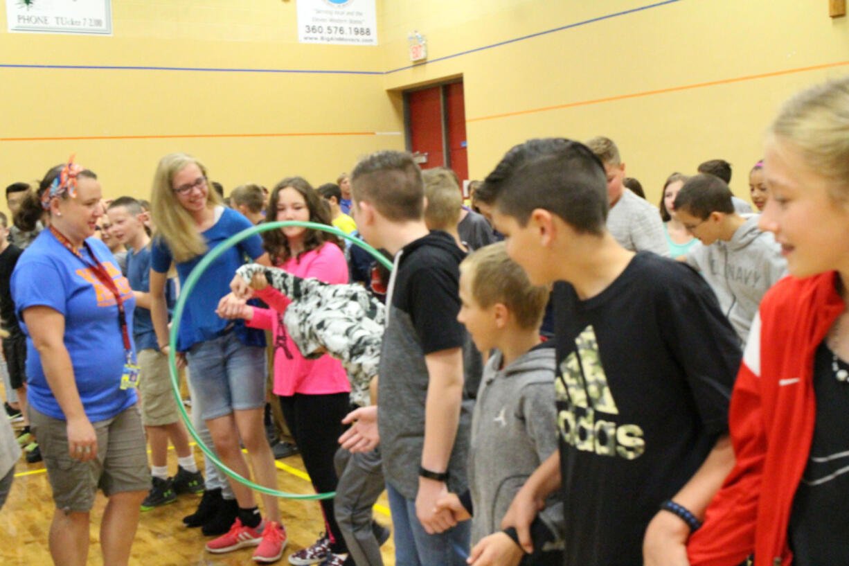 Ridgefield: View Ridge Middle School seventh-graders take part in “Assurance Day,” a program to help them ease into life at their new school.