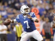 Indianapolis Colts quarterback Jacoby Brissett will get the start on Sunday, Oct. 1 against the Seattle Seahawks.